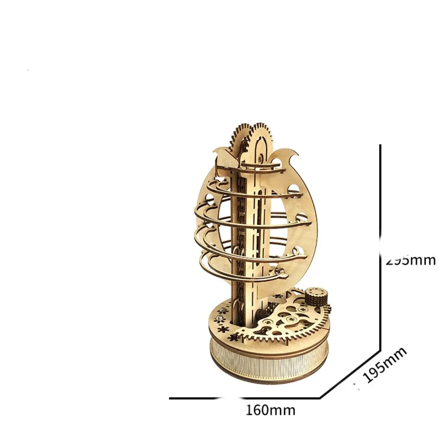 The Ball Depot puzzle ball: Wooden Mechanical Track Ball Puzzle