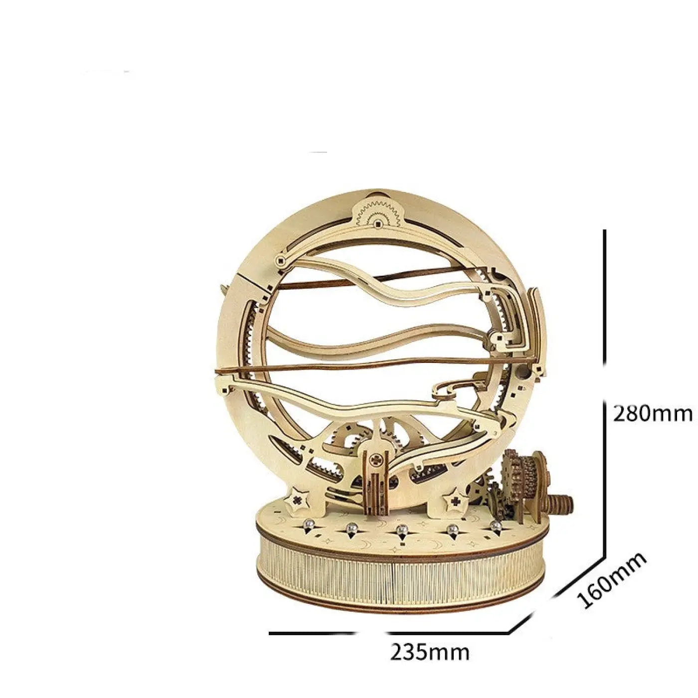 The Ball Depot puzzle ball: Wooden Mechanical Track Ball Puzzle