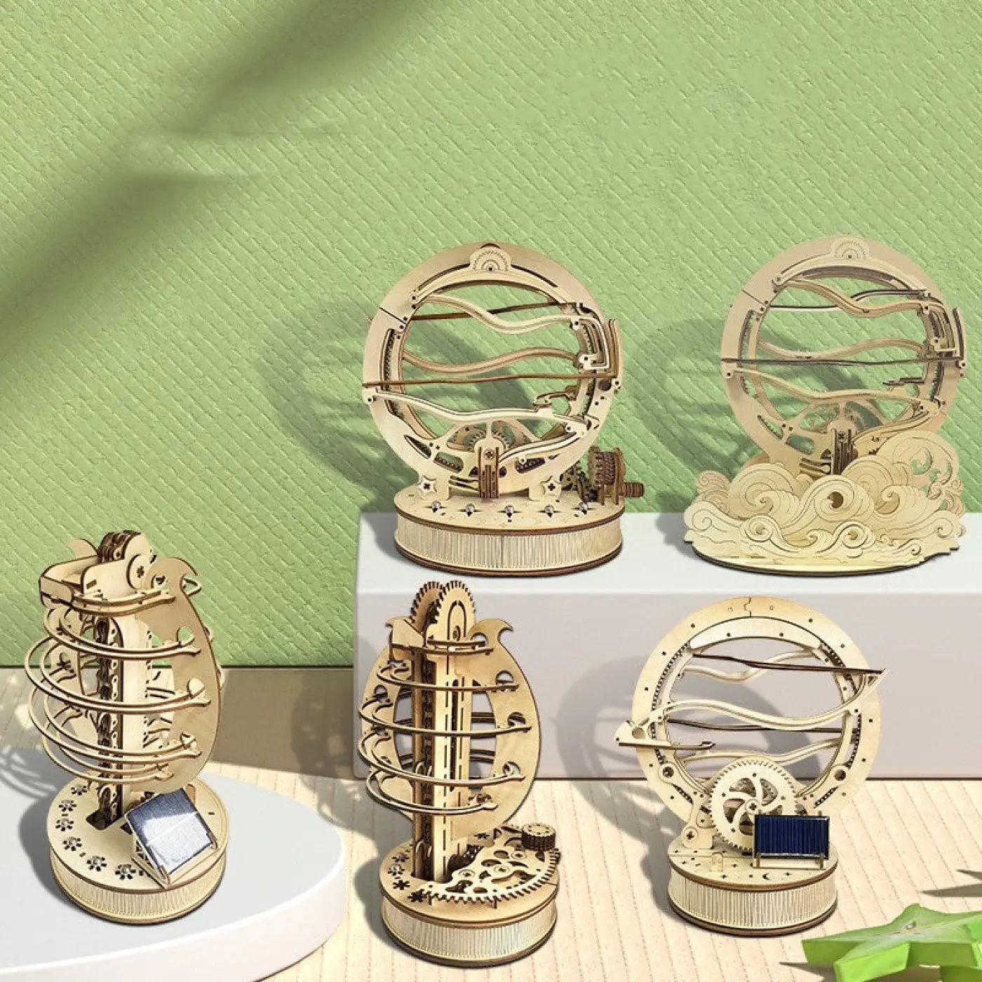 The Ball Depot puzzle ball: Wooden Mechanical Track Ball Puzzle
