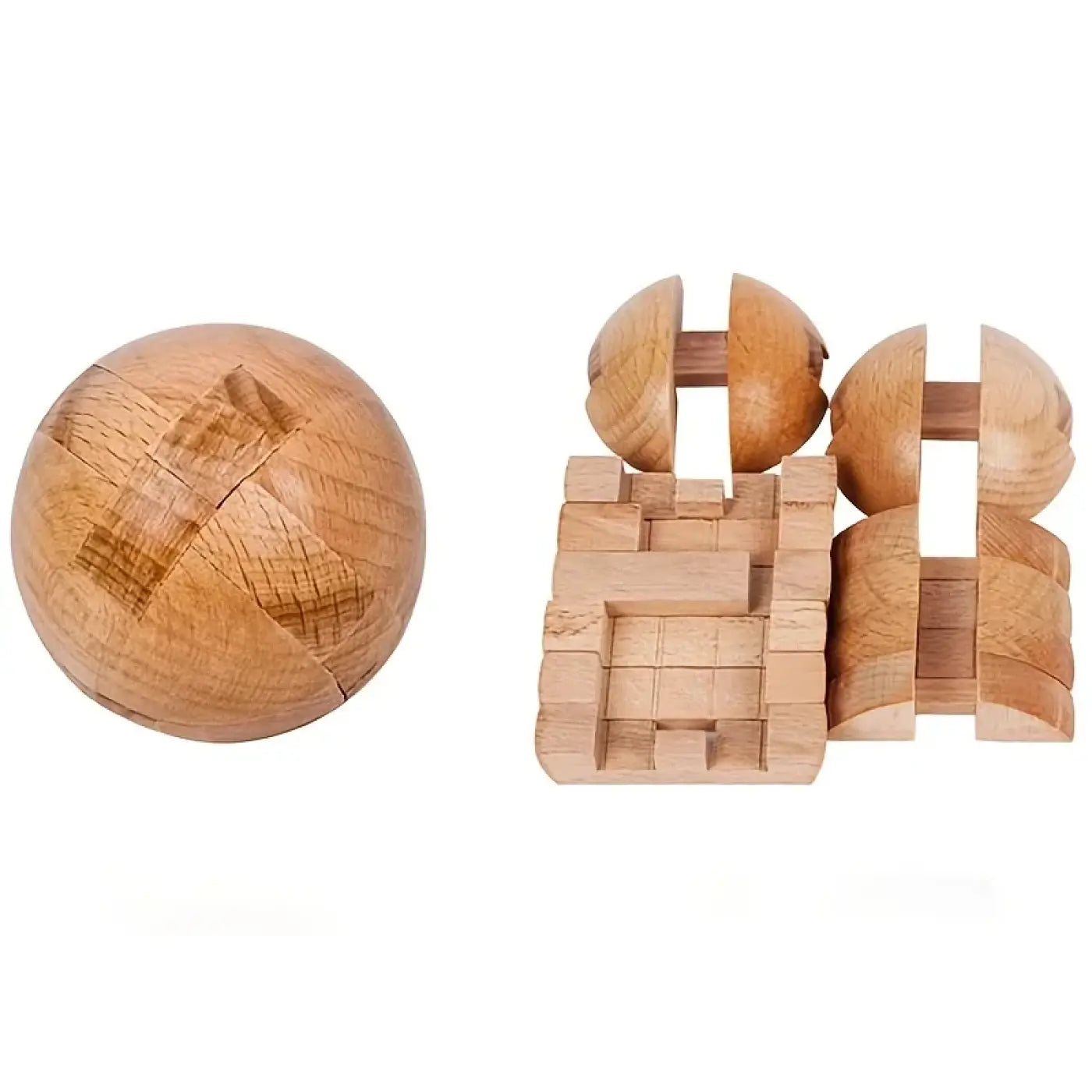 The Ball Depot puzzle ball: Wooden puzzle balls