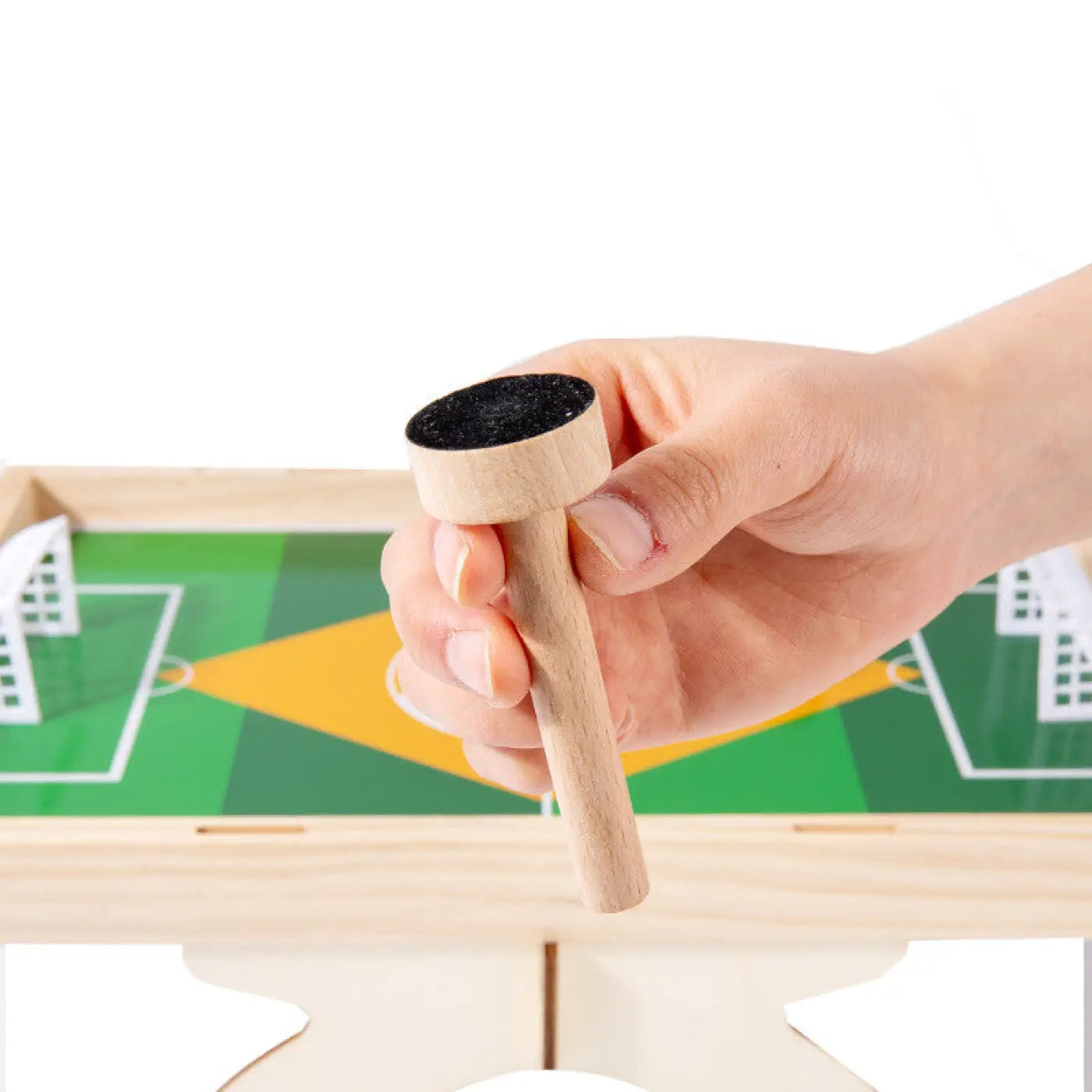 The Ball Depot ball game: Wooden Tabletop Football Children's Soccer Game