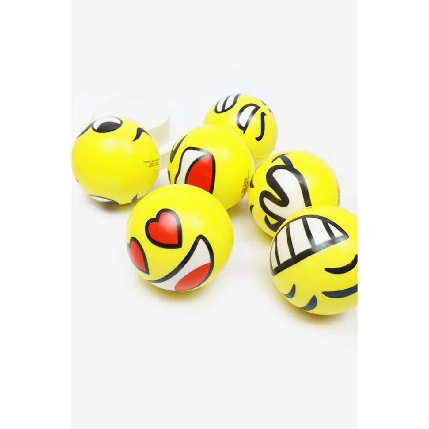 Love and Repeat : Yellow Emoji Squishy Ball