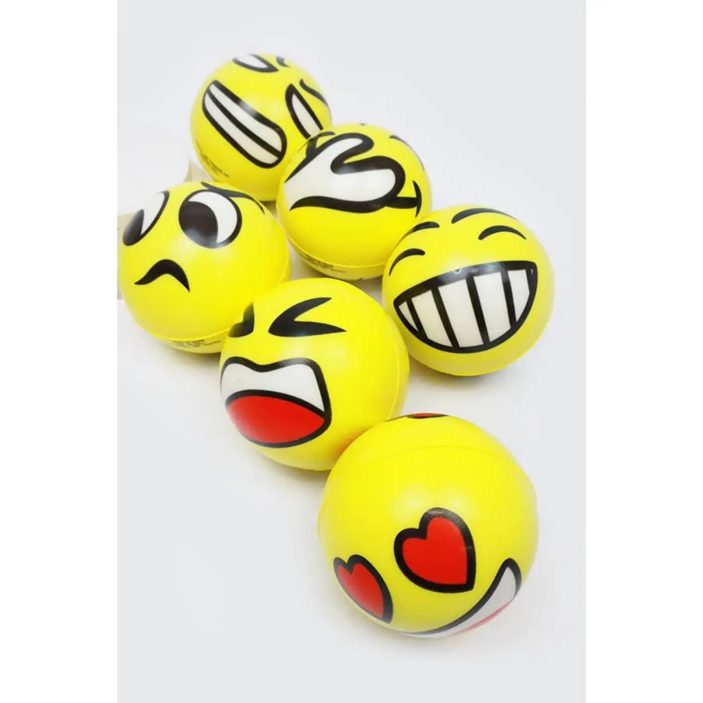 Love and Repeat : Yellow Emoji Squishy Ball