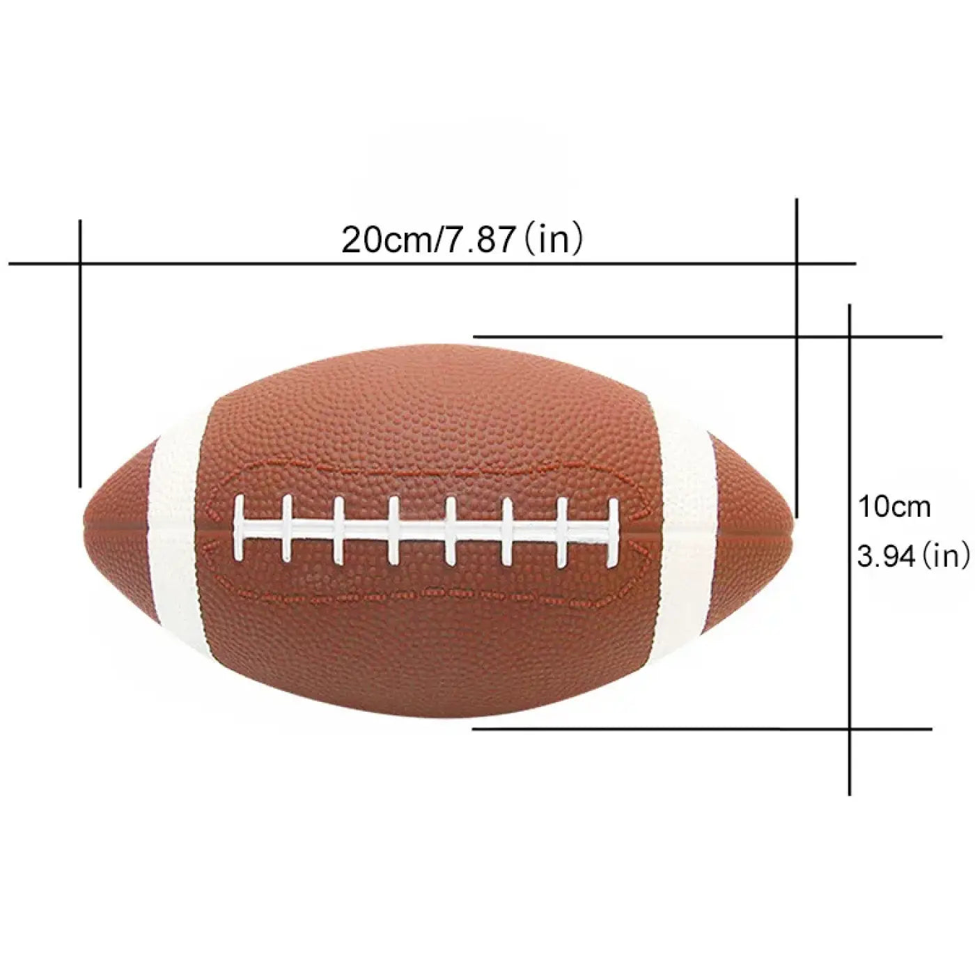 The Ball Depot american football: Youth Inflatable Leather football Toy