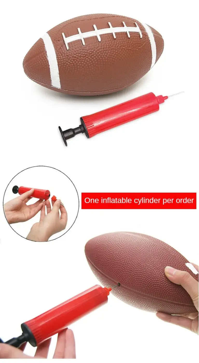 The Ball Depot american football: Youth Inflatable Leather football Toy